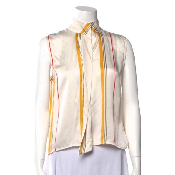 FRAME Silk Blouse Small - Picture 1 of 3